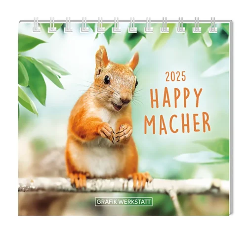 Grafik Werkstatt - Mini-Kalender "Happymacher" für 2025