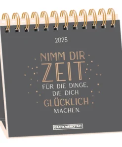 Grafik Werkstatt - Tischkalender "Zeit" für 2025