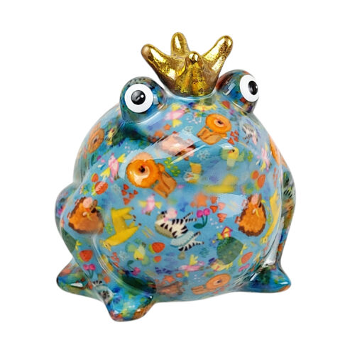 Pomme-Pidou Spardose "Frosch Freddy" Animals, blau