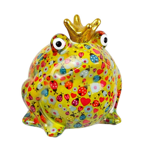 Pomme-Pidou Spardose "Frosch Freddy" Ladybug, grün