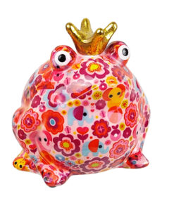 Pomme-Pidou Spardose "Frosch Freddy" Elephants, rosa