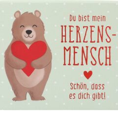 Geschenkbox mit Musik "Du bist mein Herzensmensch"