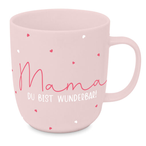 ppd Porzellan-Tasse "Mama Du Bist Wunderbar"