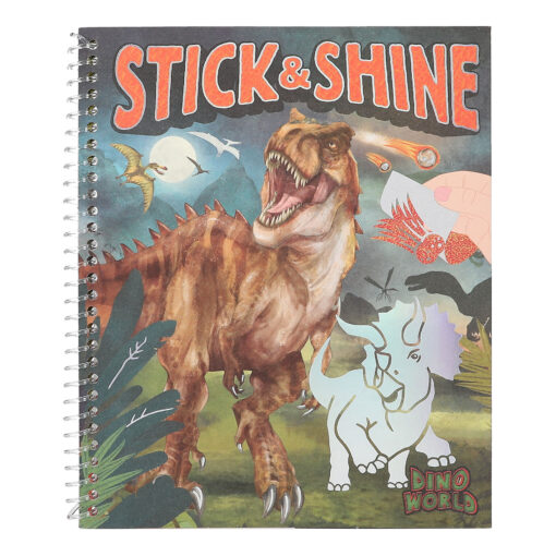 Dino World Malbuch Stick & Shine