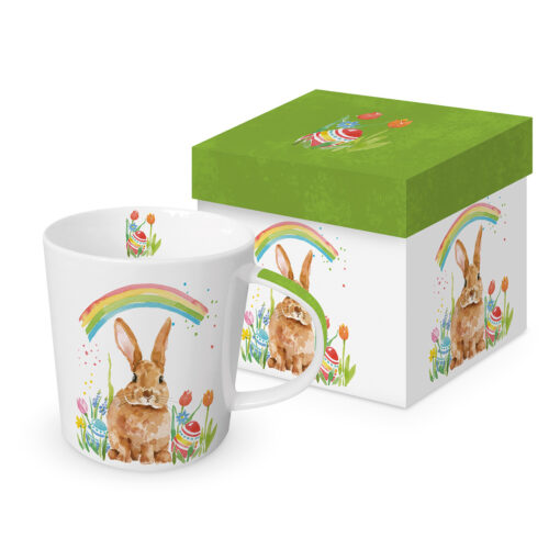 ppd Tasse "Rainbow Rabbit" in Geschenkbox