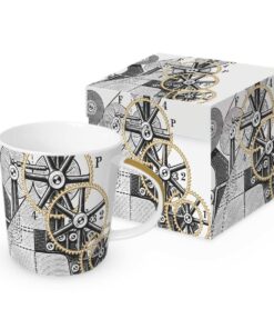 ppd Tasse "Clockwork" in Geschenkbox