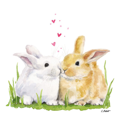 Servietten "Easter Kiss" by ppd, 20 Stück, 33x33 cm