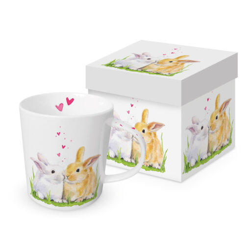 ppd Tasse "Easter Kiss" in Geschenkbox