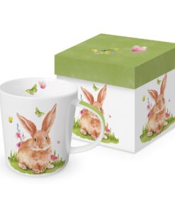 pp Tasse "Mr. Rabbit" in Geschenkbox