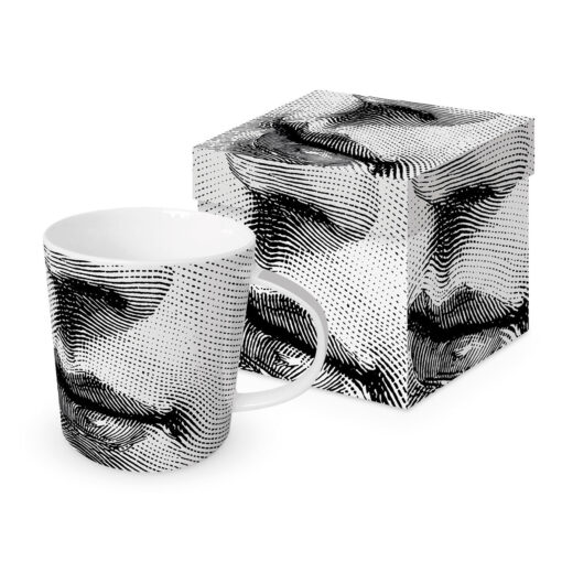 ppd Tasse "Kiss" in Geschenkbox