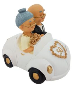 Spardose Goldhochzeit im Auto