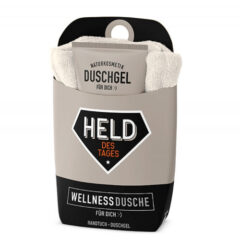 Wellnessdusche Set "Held des Tages" - Manntastisch