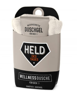 Wellnessdusche Set "Held des Tages" - Manntastisch