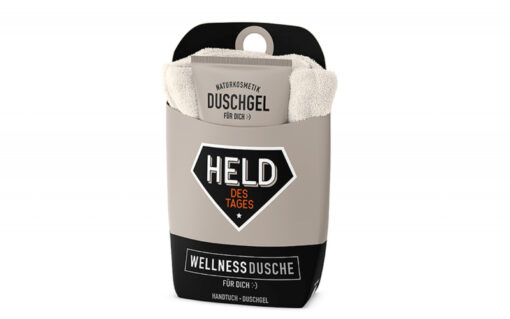 Wellnessdusche Set "Held des Tages" - Manntastisch