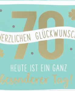 Geschenkbox mit Musik zum 70. Geburtstag