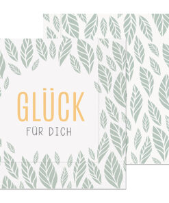 Geschenk für Dich - Servietten 33x33cm "Glück für Dich" - Relax