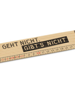 Zollstock "Geht nicht" - Geschenk für Dich - Manntastisch