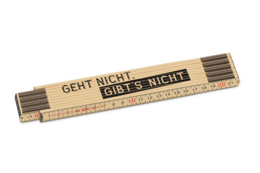 Zollstock "Geht nicht" - Geschenk für Dich - Manntastisch