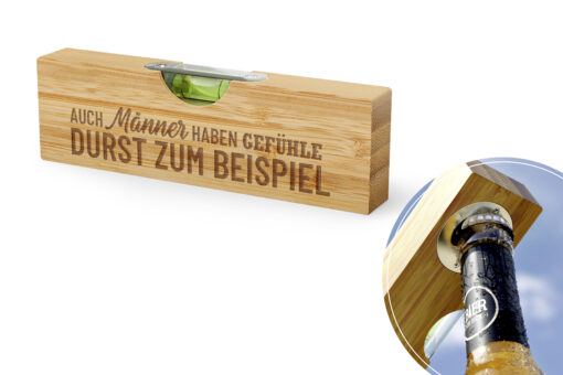 Bierbuddy Flaschenöffner "Männer Gefühle" - Geschenk für Dich - Manntastisch