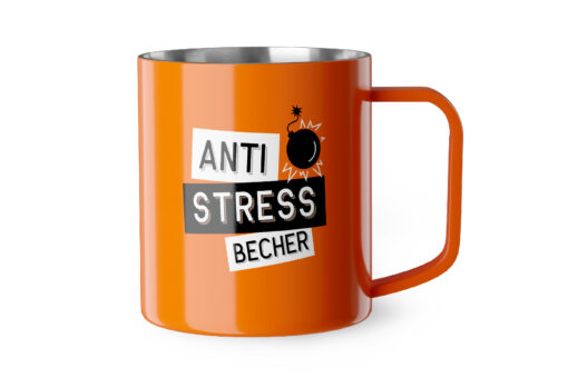 Thermobecher "Anti Stress" - Geschenk für Dich - Manntastisch