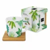 ppd Tasse "Jungle" mit Holzuntersetzer