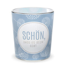 Geschenk für Dich - Windlicht "Schön, dass es dich gibt" - Relax