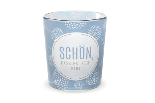 Geschenk für Dich - Windlicht "Schön, dass es dich gibt" - Relax