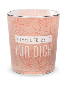 Geschenk für Dich - Windlicht "Nimm dir Zeit" - Relax