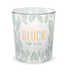 Geschenk für Dich - Windlicht "Glück für Dich" - Relax