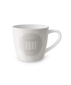 Maxi-Becher "Die beste Zeit ist jetzt" (Relax) - Geschenk für Dich