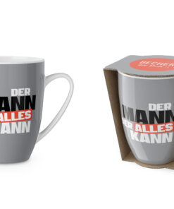 Becher "Mann Kann" - Geschenk für Dich - Manntastisch