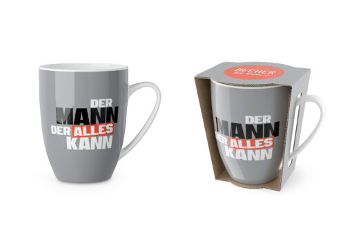 Becher "Mann Kann" - Geschenk für Dich - Manntastisch