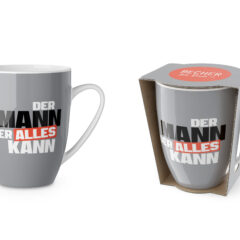 Becher "Mann Kann" - Geschenk für Dich - Manntastisch