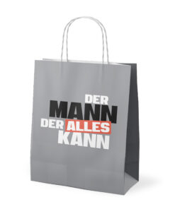 Geschenktüte "Mann Kann" - Geschenk für Dich - Manntastisch