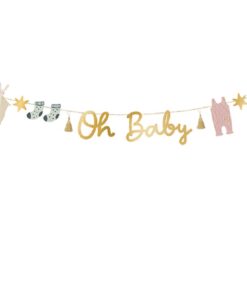 Banner-Girlande - OH BABY - 2,5m