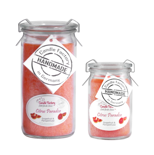 Candle Factory Duftkerze - Citrus Paradise im Weck-Glas