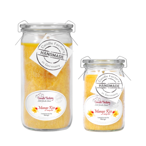 Candle Factory Duftkerze - Mango Kiss im Weck-Glas