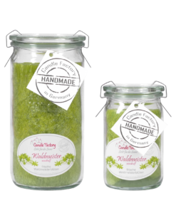 Candle Factory Duftkerze - Waldmeister im Weck-Glas