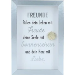 Mini-Bilderrahmen mit Schriftzug "Freunde"