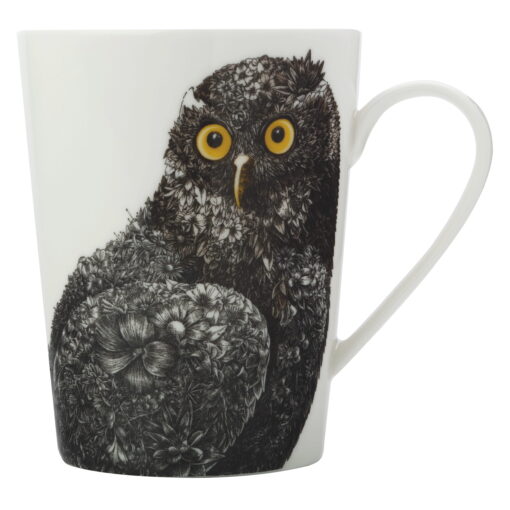 M&W Porzellan-Becher "Owl" in Geschenkbox