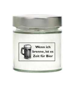 Duftkerze Wenn ich brenne Bier - Candle Factory