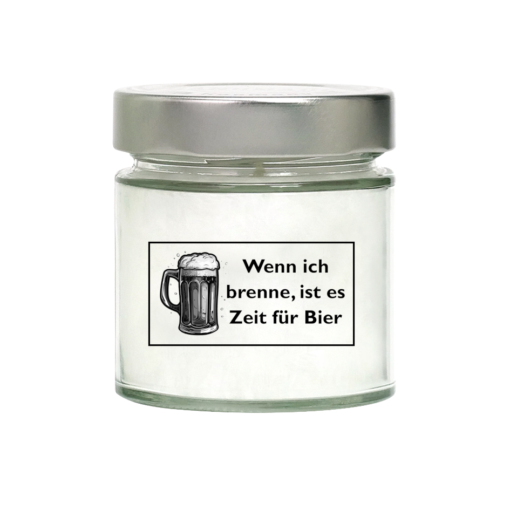 Duftkerze Wenn ich brenne Bier - Candle Factory