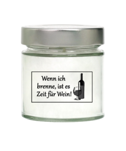 Duftkerze Wenn ich brenne Wein - Candle Factory