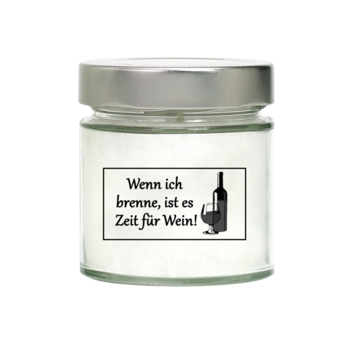 Duftkerze Wenn ich brenne Wein - Candle Factory