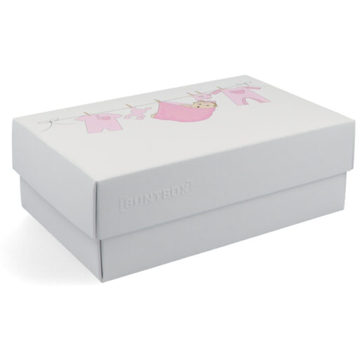 Buntbox Geschenkschachtel - Baby Girl, Größe M