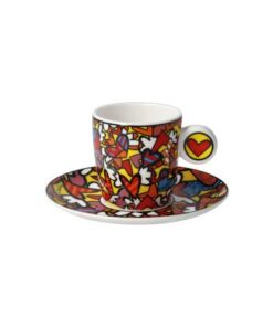 Romero Britto - Espressotasse "All we need is Love"