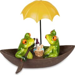 formano Froschpaar im Boot, hellgrün