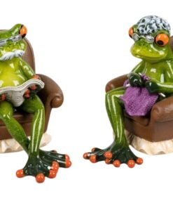 Froschhausen - Frosch Oma+Opa, hellgrün, sortiert