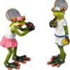 Froschhausen - Frosch beim Tennis, hellgrün, sortiert