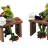 Froschhausen - Frosch im Büro, hellgrün, sortiert